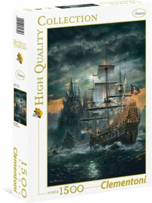 Puzzle 1500. High Quality Collection. Piracki statek