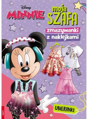 Minnie. Moja Szafa. Zmazywanki z naklejkami