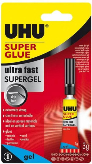 Klej Super Glue Gel 3g UHU