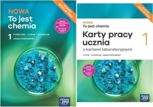 Pakiet: NOWA To jest chemia 1. Nowa edycja. Podręcznik + Karty pracy ucznia z kartami laboratoryjnymi do liceum i technikum. Zakres podstawowy