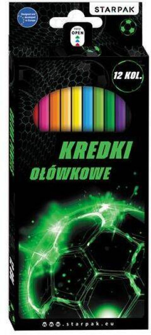 Kredki ołówkowe Football 12kol