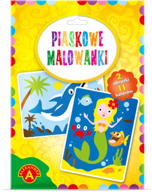 Piaskowe malowanki. Syrenka i Delfin