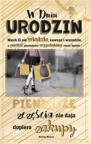 Kartka okolicznościowa. Urodziny. U26