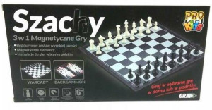 Szachy 3w1. Magnetyczne