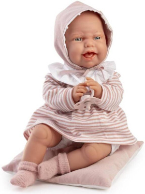 Lalka hiszpańska Clara gaworząca z poduszką 34cm