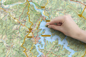 Mapa zdrapka. Bieszczady 1:75 000