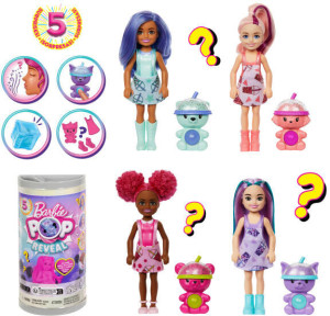 Barbie Pop Reveal Chelsea Lalka Bubble Tea, mix
