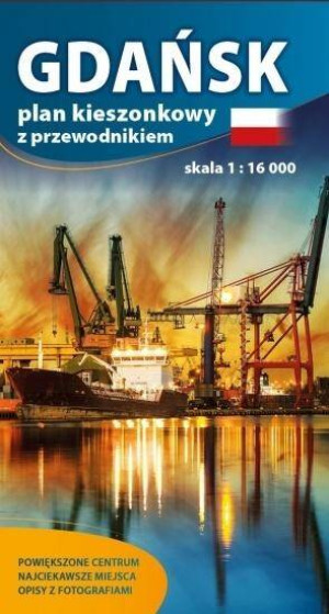 Plan kieszonkowy z przewodnikiem. Gdańsk 1:16 000