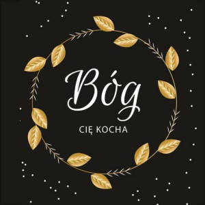 Podstawka korkowa. Bóg Cię kocha