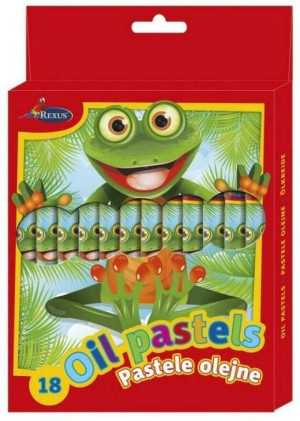 Pastele olejne 18 kolorów Rexus