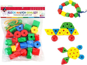 Klocki Geometryczne 62 elementy