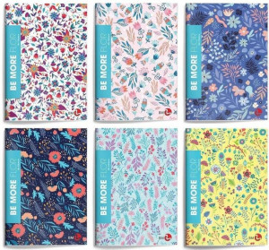 Zeszyt Be More Flor. A4/48K linia. 10 sztuk