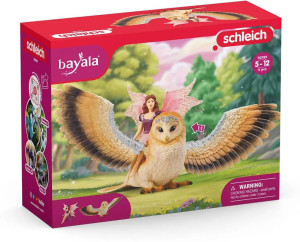 Wróżka lecąca na sowie. Bayala