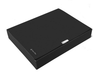 Teczka A4 box 55mm neon czarna