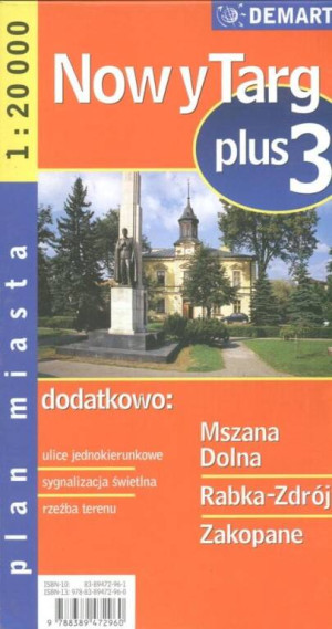 Nowy Targ/Zakopane plus 3 - plan miasta Demart