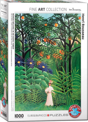 Puzzle 1000. Kobieta w egzotycznym lesie. Henri Rousseau. 6000-5608