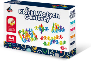 Klocki małych geniuszy - liczmany 64 elementy