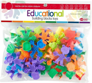 Klocki małych geniuszy. Puzzle 34 elementy