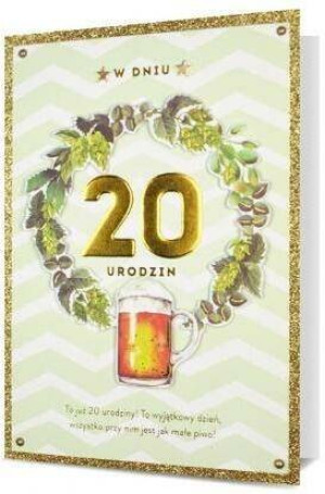 Karnet. 20 urodziny. HM200-2293