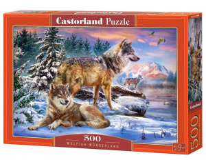 Castor. Puzzle 500 Wolfish Wonderland