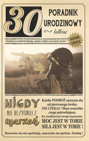 Kartka okolicznościowa. Urodziny 30
