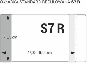Okładka standard S7 - 258 regulowana (25szt)