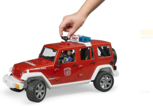 Jeep Wrangler Unlimited Rubicon. Straż Pożarna z figurką