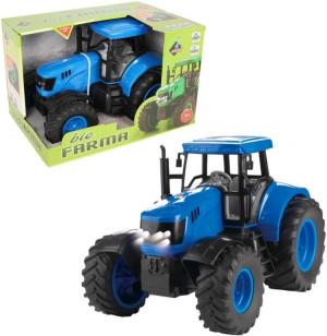 Traktor duży niebieski