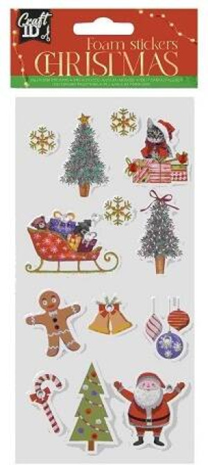 CCG XMAS naklejki piankowe CR8017 02504