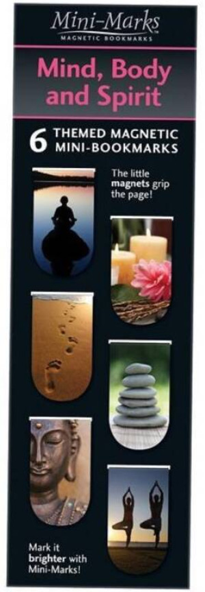 Zakładki magnetyczne. Mind Body and Spirit. 6 sztuk