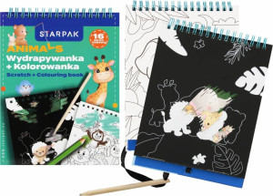 WYDRAPYWANKA KOL ANIMALS STK 12/24