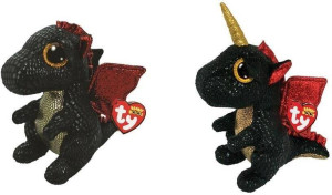 Beanie Boos Grindal Smok z rogiem 15 cm