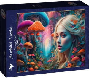 Puzzle 1000 Tęczowy las