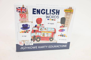 English words - językowe karty edukacyjne