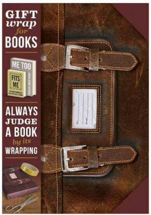 Gift wrap Papier do książki Leather satchel