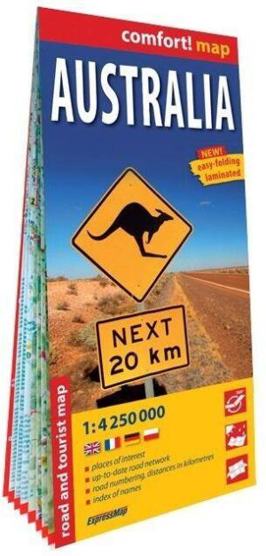 Comfort! map Australia 1:4 250 000 w.2025
