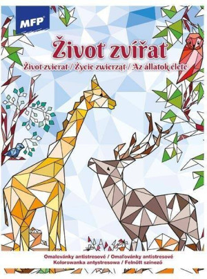 Kolorowanka antystresowa Życie zwierząt 210x290mm