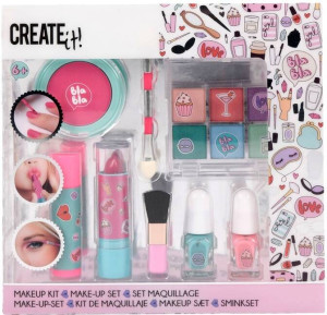 CREATE IT! make-up zestaw róż/turkus