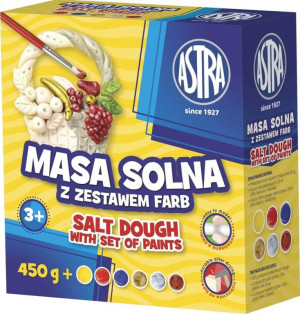 Astra. Masa solna 0,45kg + 6 kolorów