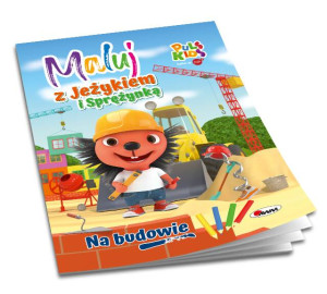 Na budowie. Maluj z Jeżykiem i Sprężynką