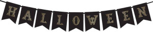 Baner Halloween czarny 20x175cm