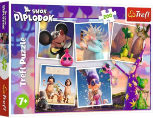 Puzzle 200 Przygody Smoka Diplodoka TREFL