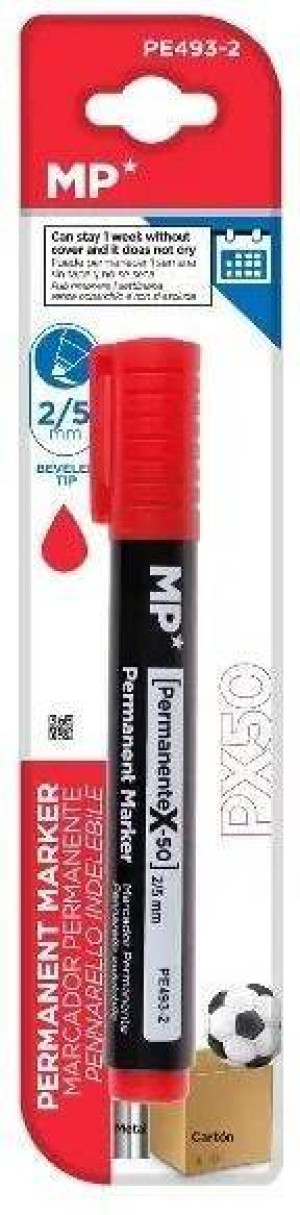 Marker permanentny 1,0/5,0mm czerwony