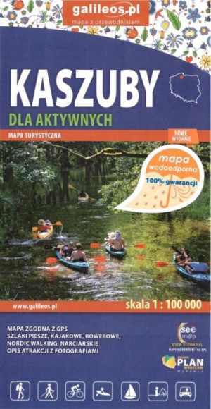 Mapa dla aktywnych. Kaszuby 1:100 000 wodoodporna