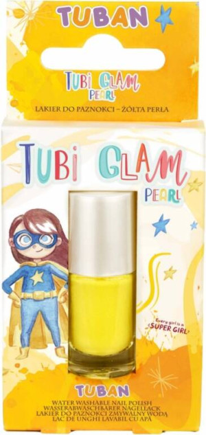 Lakier do paznokcie Tubi Glam. Żółty perłowy