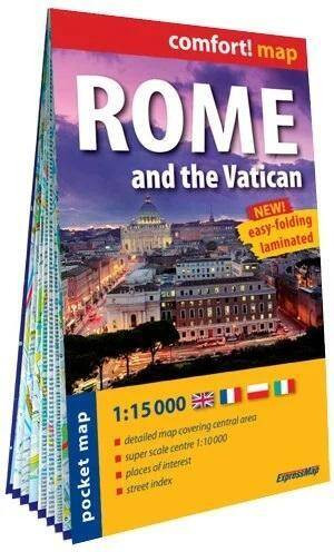 Rome and the Vatican. Comfort! map 1:15 000