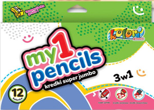 Kredki Kolori Moje pierwsze kredki 12 kolorów