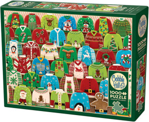 Puzzle 1000 Świąteczne swetry G3