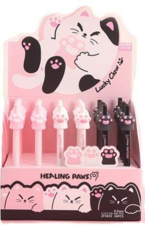 Długopis żelowy Cat Paw 0,5mm nieb
