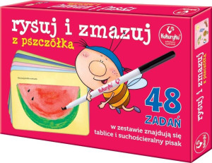 Rysuj i zmazuj z pszczółką. 48 zadań